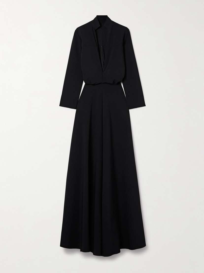 Brandon Maxwell The Gayle Wool-blend Crepe Gown