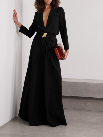 Brandon Maxwell The Gayle wool-blend crepe gown
