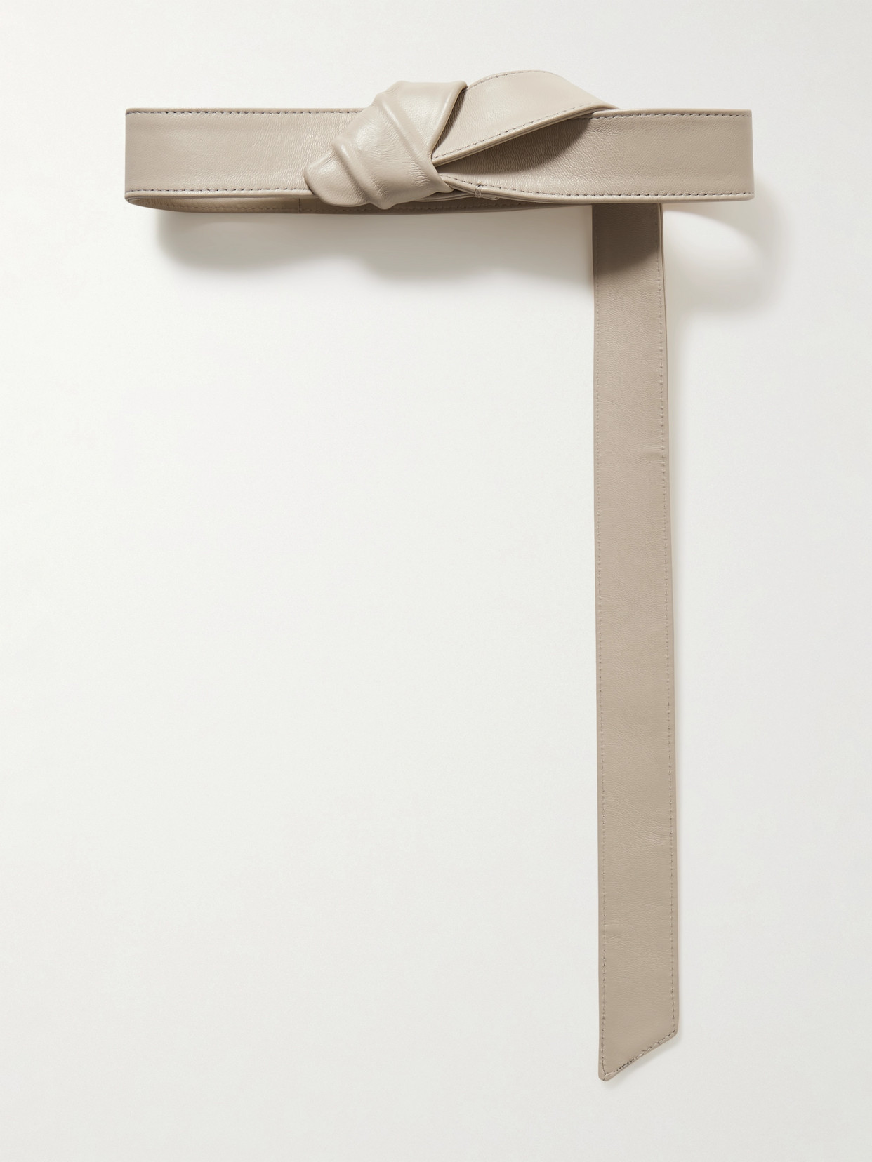 Brandon Maxwell - The Cleo Leather Belt - Neutrals