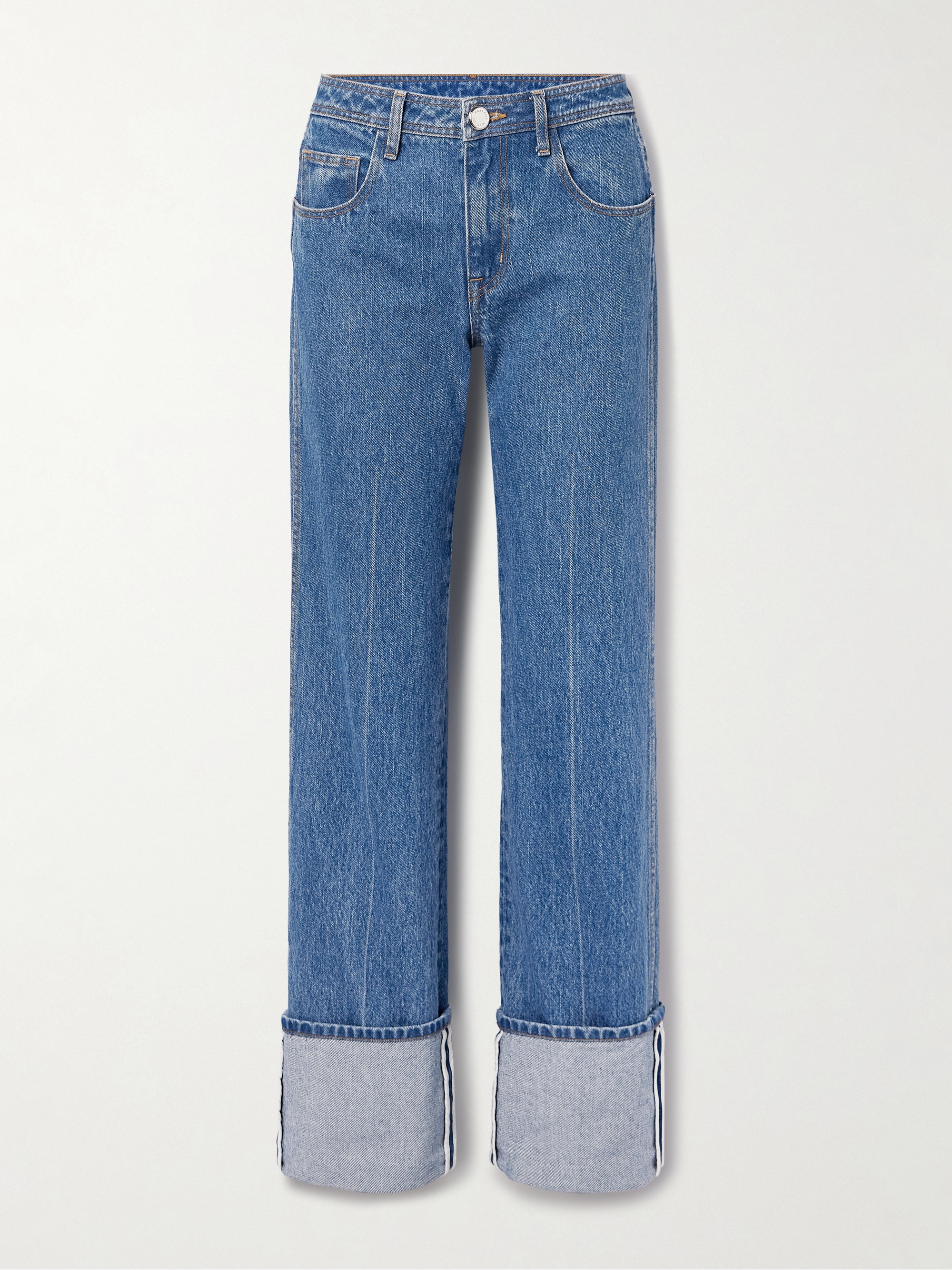 Brandon Maxwell The Alexa mid-rise straight-leg jeans