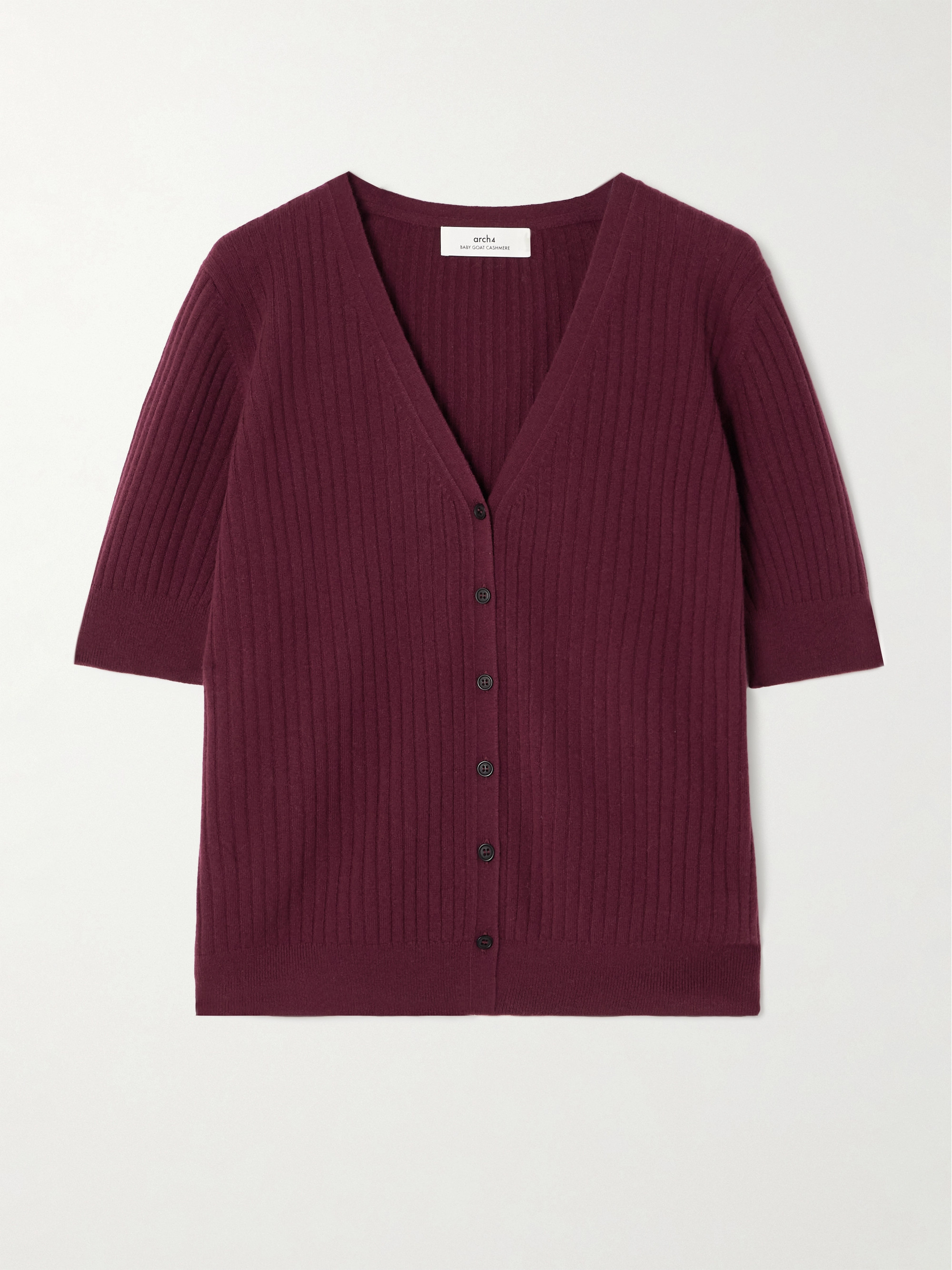 arch4 Katya ribbed cashmere cardigan