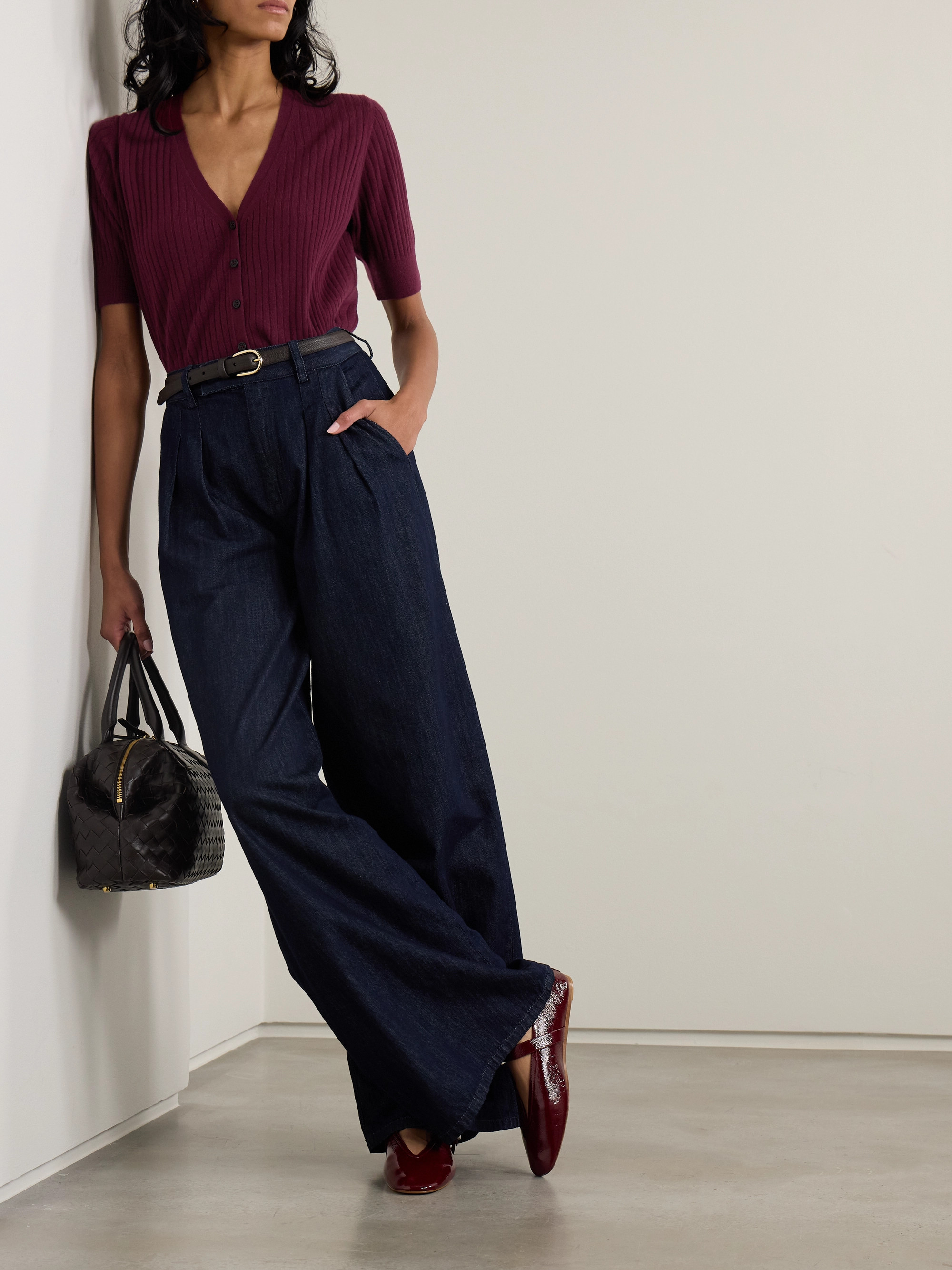 arch4 Katya ribbed cashmere cardigan