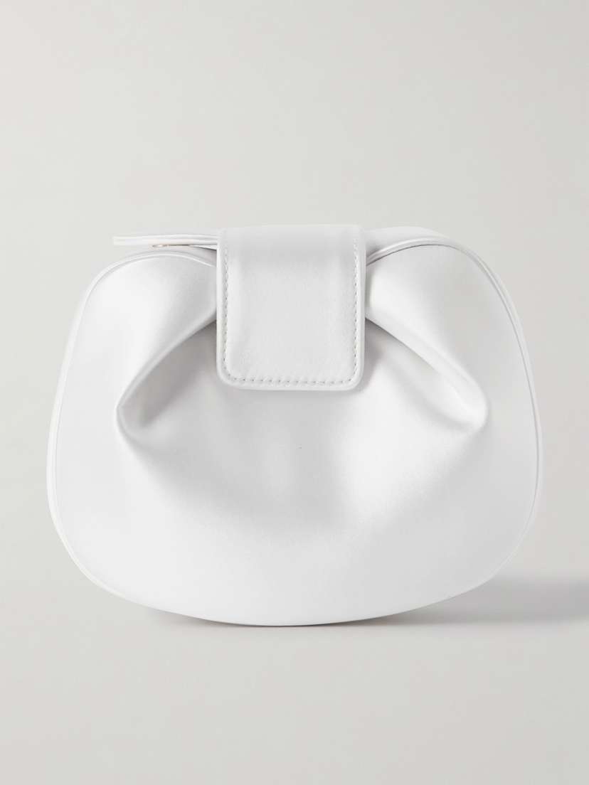 Gabriela Hearst Soft Demi Silk-satin Clutch