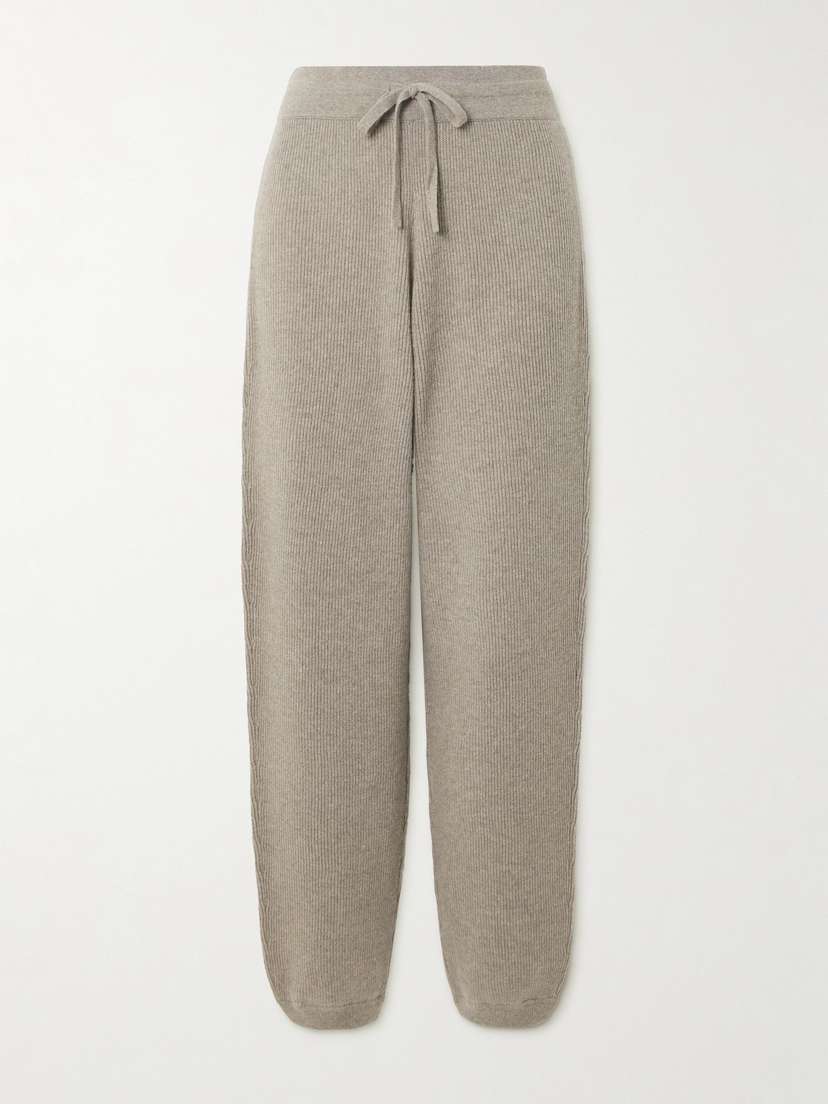 Arch4 Darford Ribbed Cashmere Tapered Track Pants
