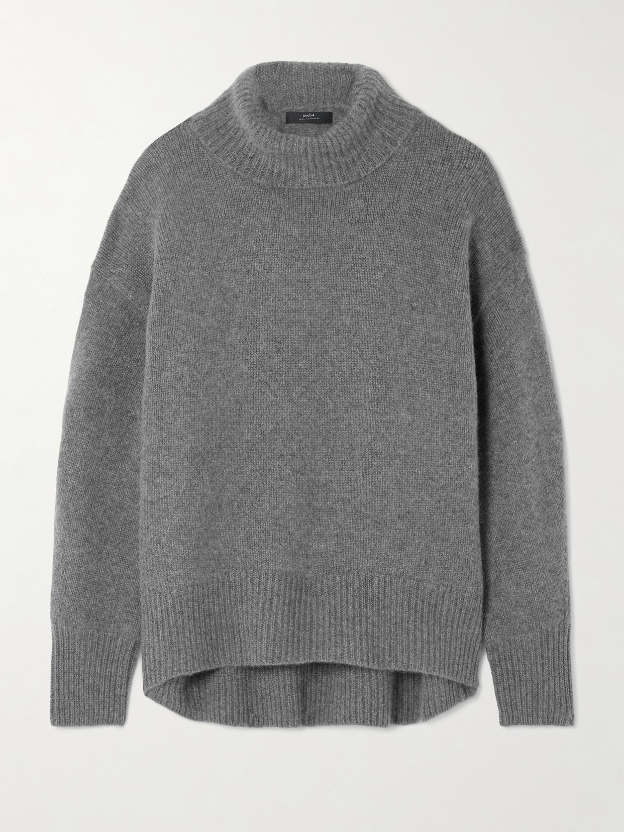 Arch4 World's End Cashmere Turtleneck Sweater In Gray