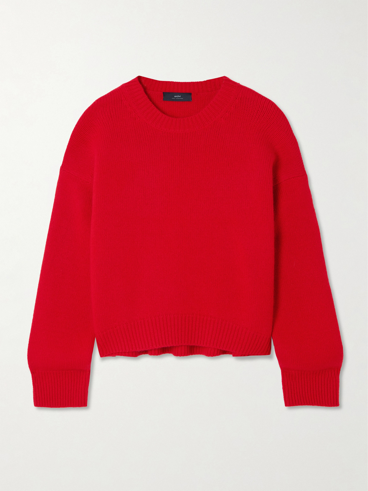 Shop Arch4 The Ivy Cashmere Sweater In Red
