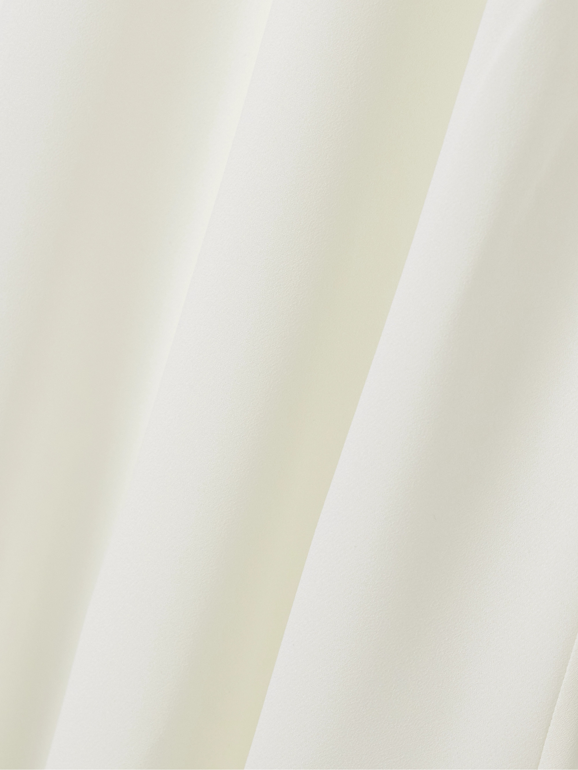 SARA CRISTINA Ola pearl-embellished recycled crepe de chine midi skirt