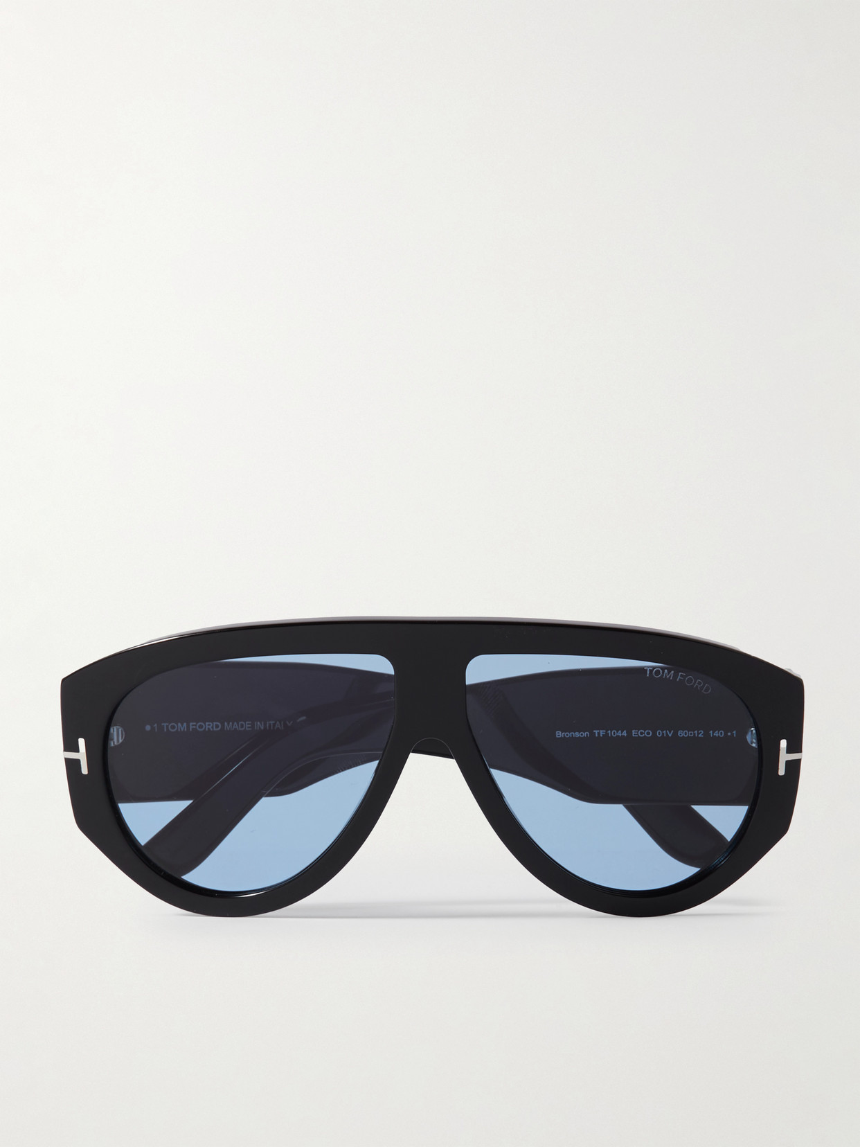 TOM FORD - Bronson Aviator-style Acetate Sunglasess - Black