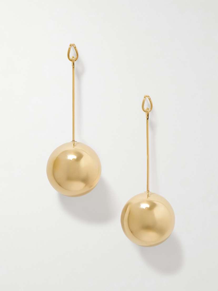 Jacquemus Nodo Gold-plated Earrings