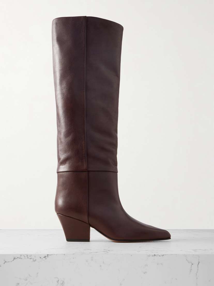 Paris Texas Jane Leather Knee Boots