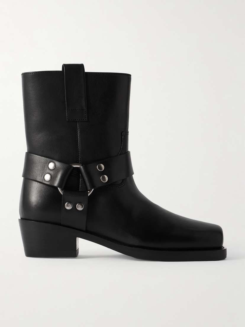 Paris Texas Roxy Studded Leather Ankle Boots