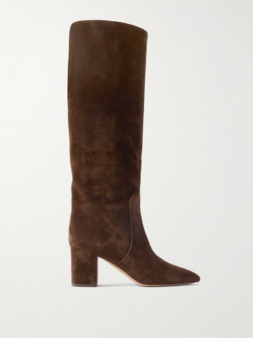 Paris Texas Anja suede knee boots