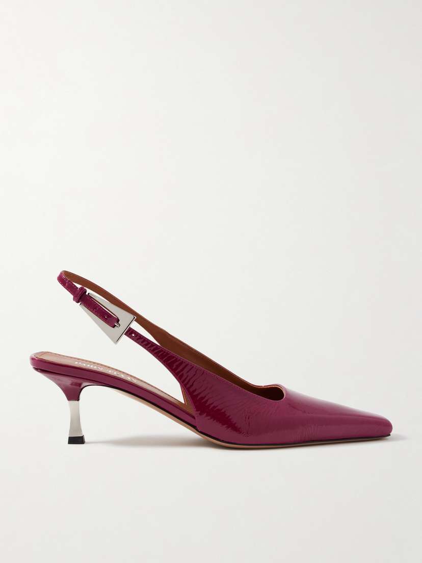Paris Texas Bettina Patent-leather Slingback Pumps