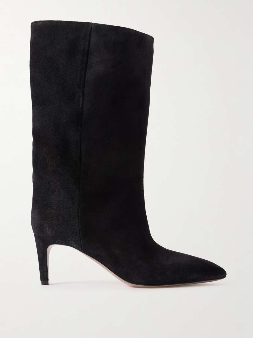 Paris Texas Stiletto Suede Knee Boots