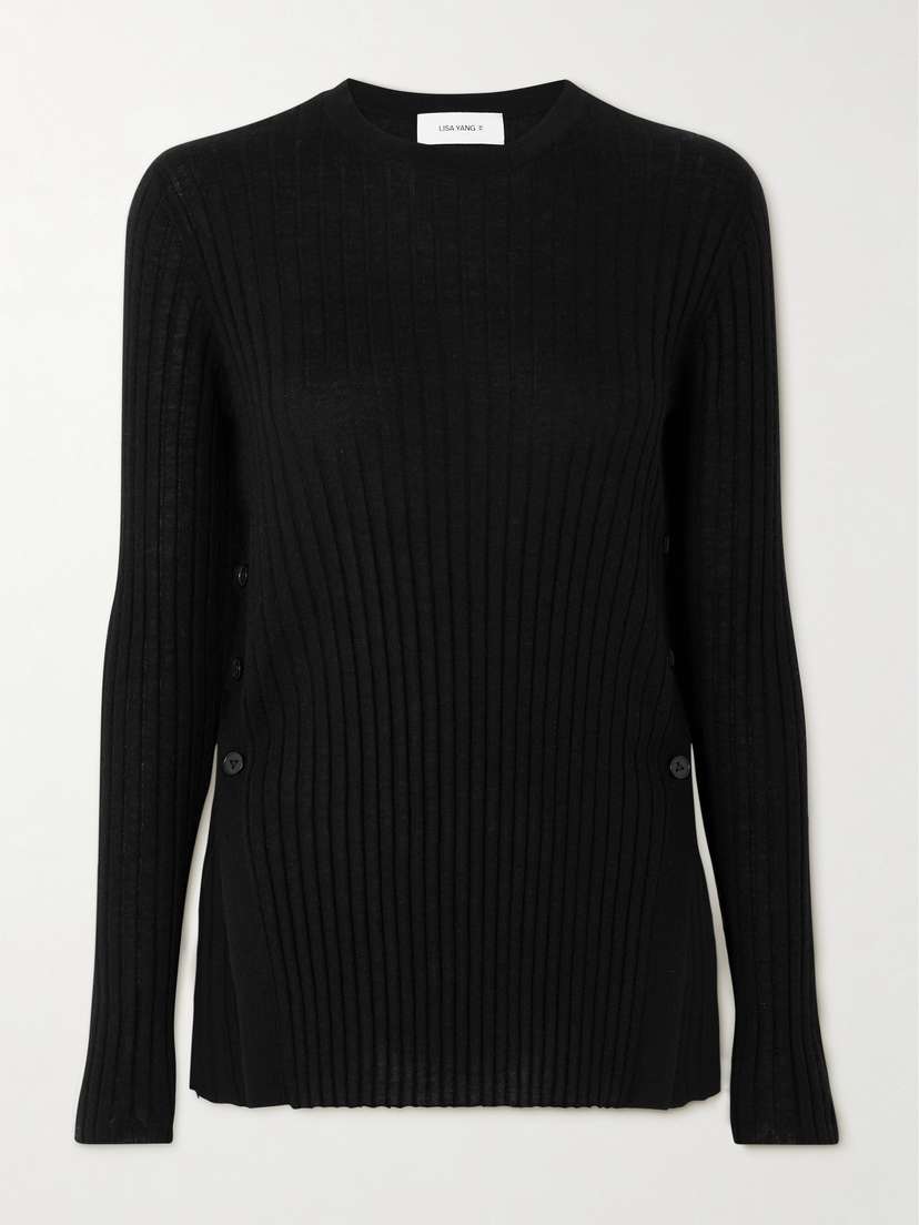Lisa Yang Eloisa Ribbed Cashmere Sweater