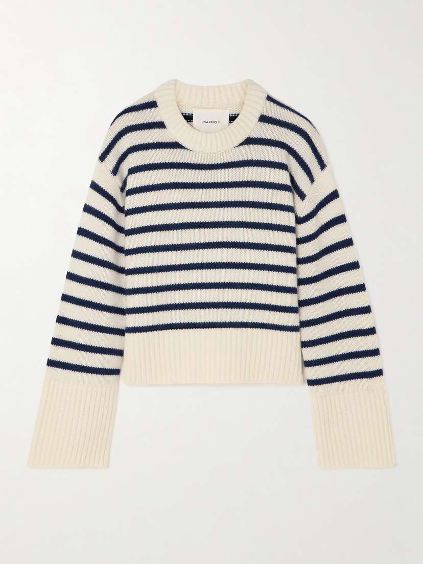 Lisa Yang Sony Striped Cashmere Sweater