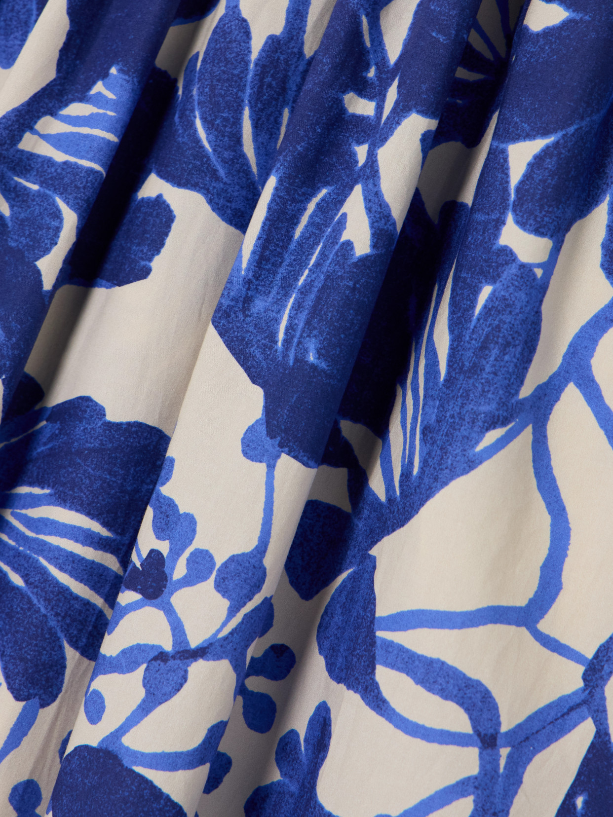 Braga Tie-Detailed Tiered Printed Cotton-Poplin Midi