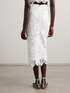 Cara Cara Sienna Skirt in Palm Pavillion Ivory