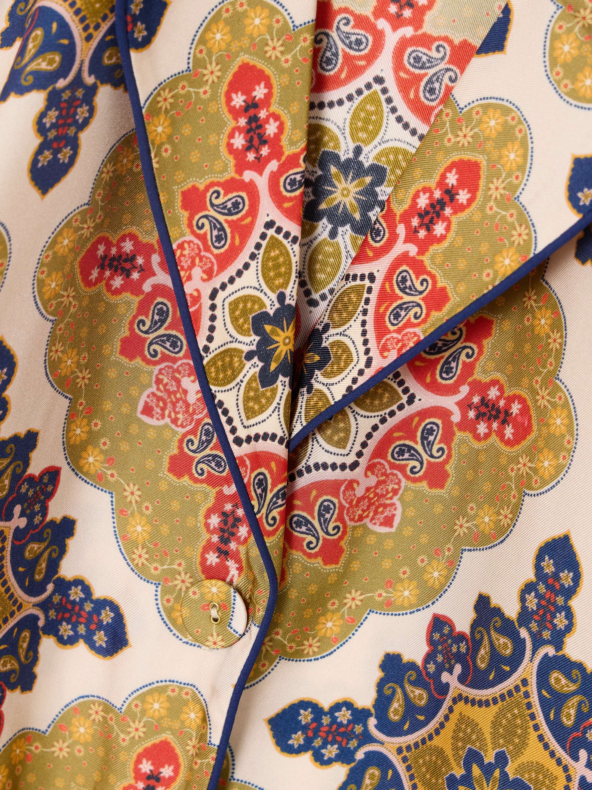 CARA CARA Portofino floral-print silk-twill shirt