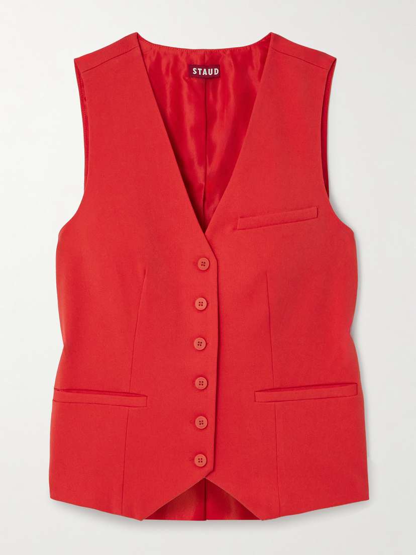 Staud Brett Twill Vest