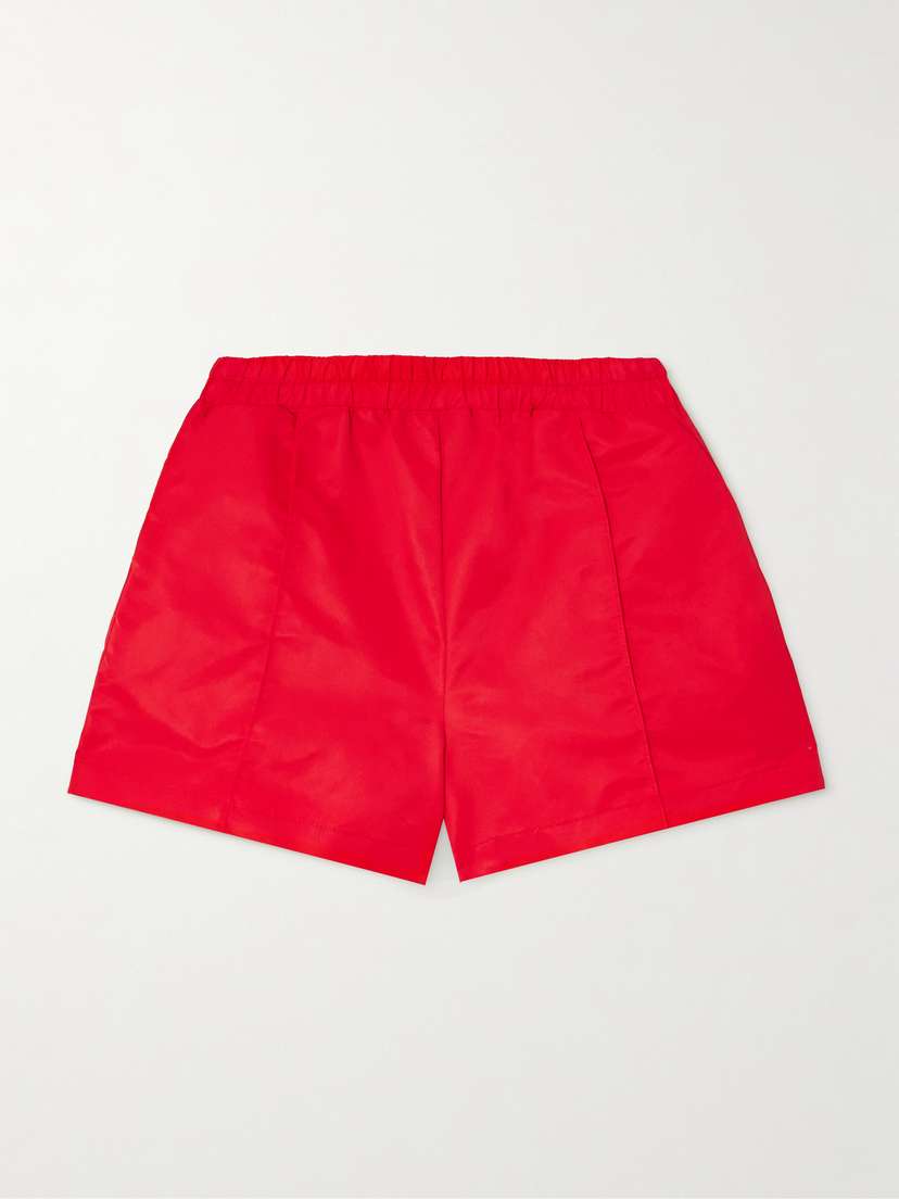 Staud Taurus Paneled Shell Shorts