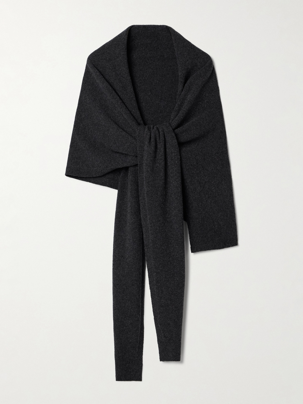 Lemaire Wool Scarf In Gray
