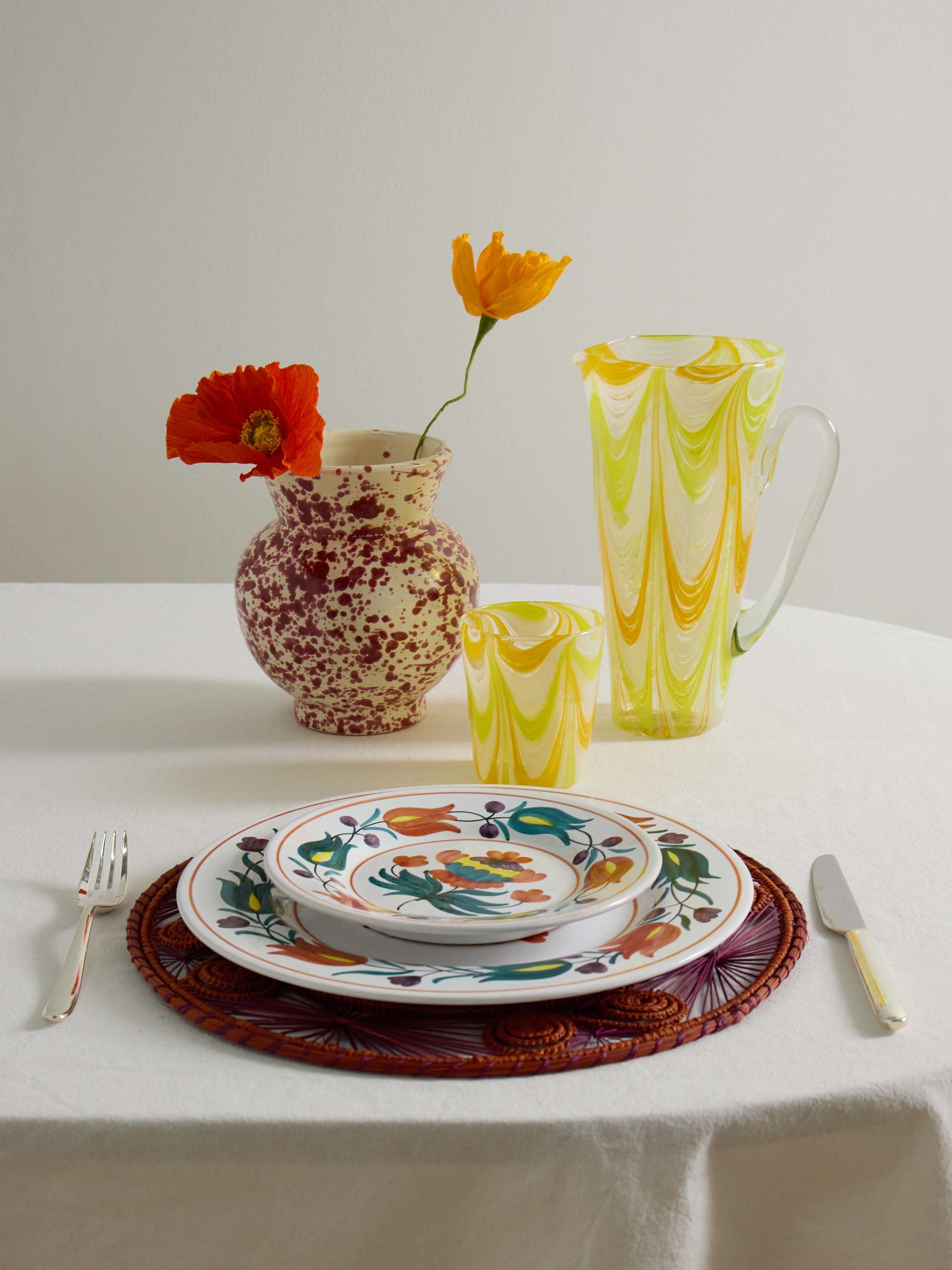 CABANA Cartagena set of four iraca palm placemats NETAPORTER