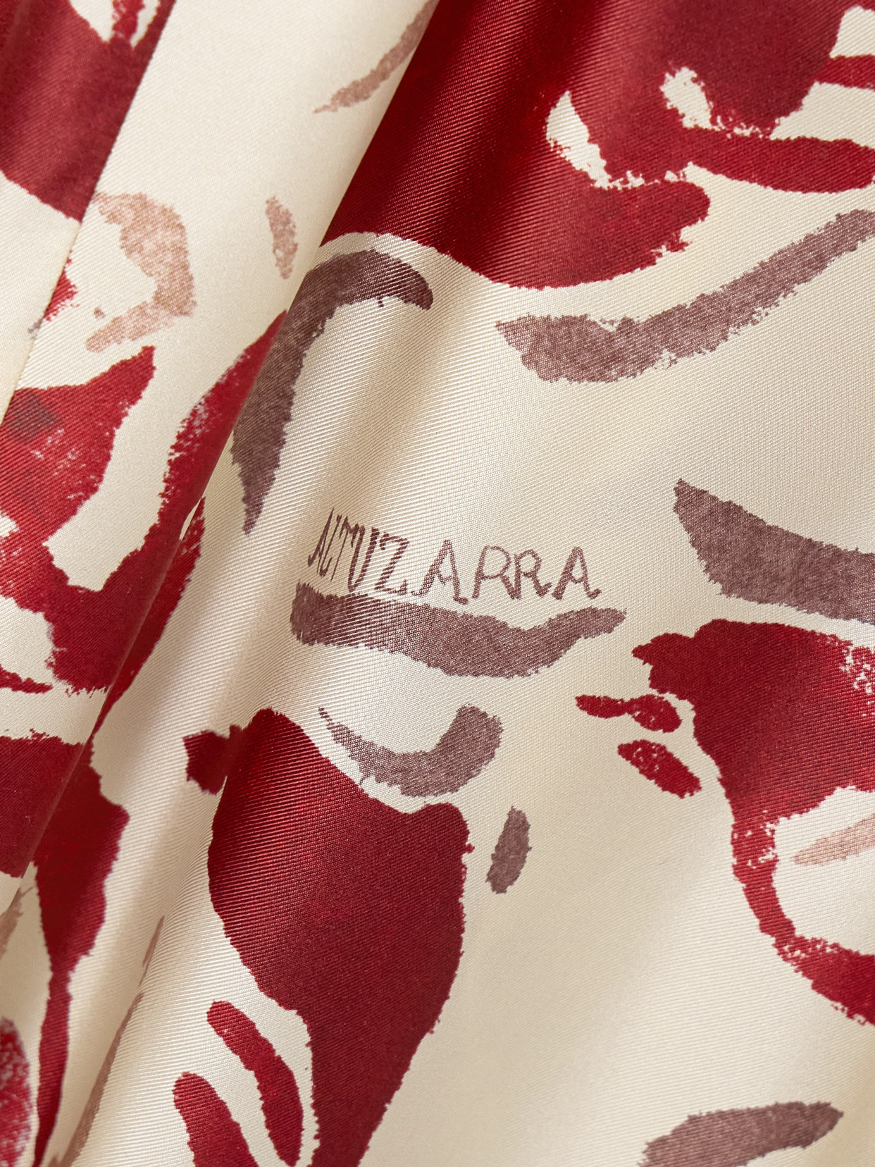 Altuzarra Penny Printed Silk Maxi Dress In Red