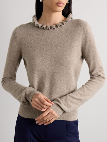 Altuzarra Circo ruffled cashmere turtleneck sweater