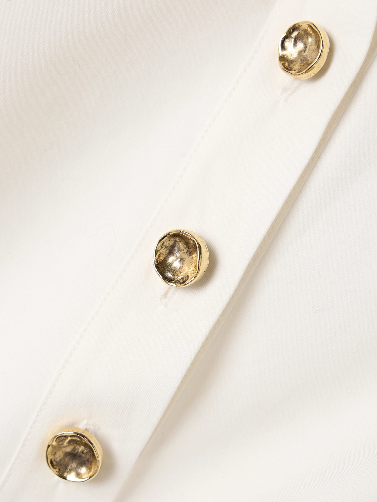 Margot Cropped Cotton-Blend Poplin Top