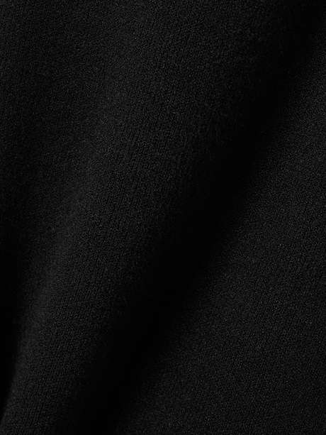Marceau Textured Lightweight Knit Pullover - Black