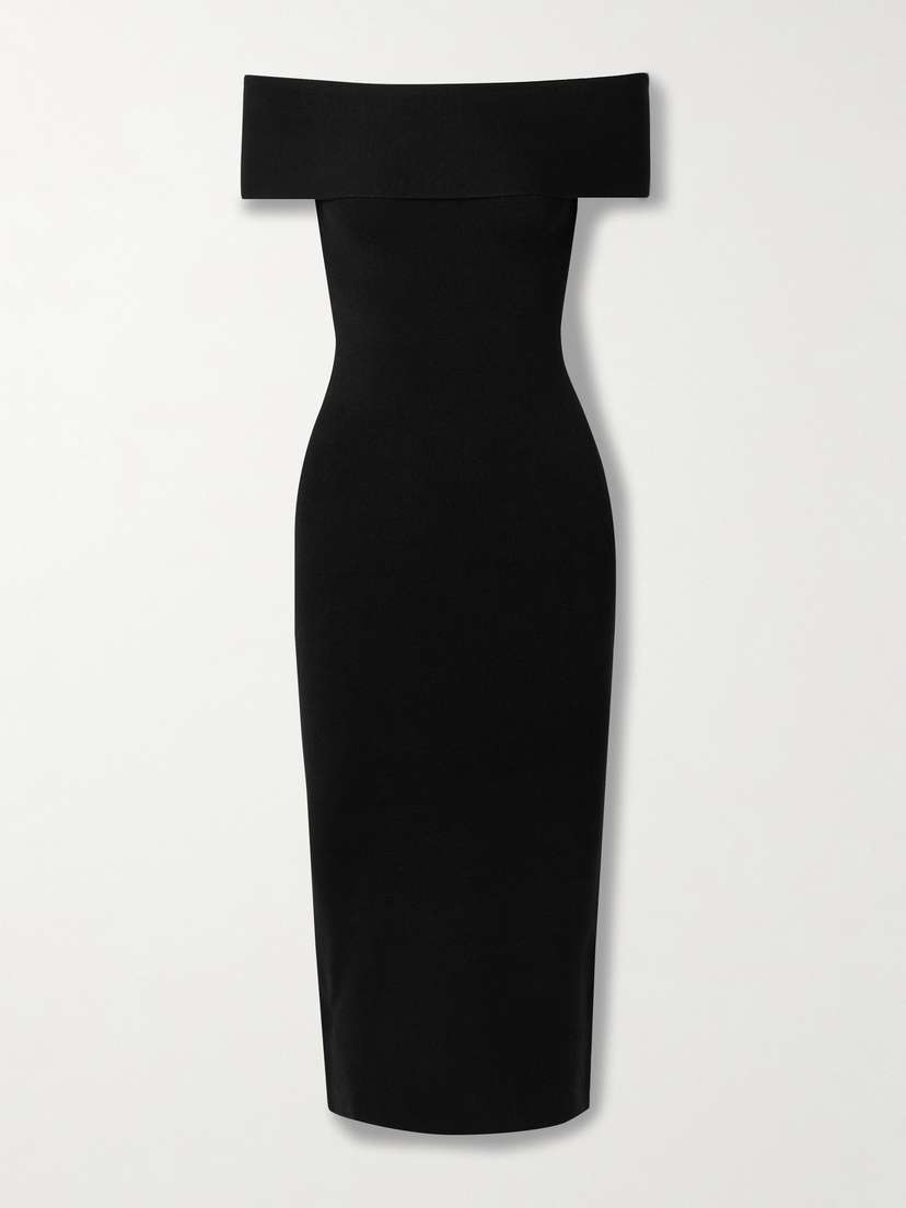 Altuzarra Marceau Off-the-shoulder Stretch-jersey Midi Dress