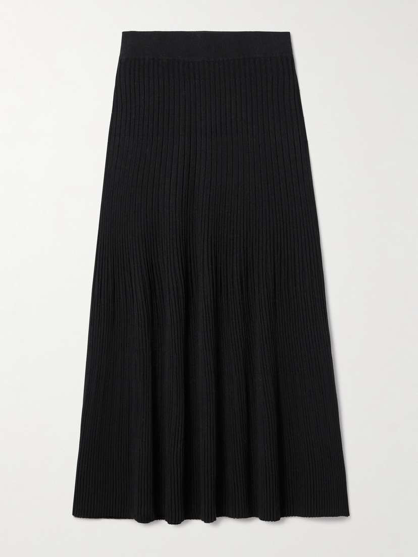 Altuzarra Ireene Ribbed-knit Midi Skirt