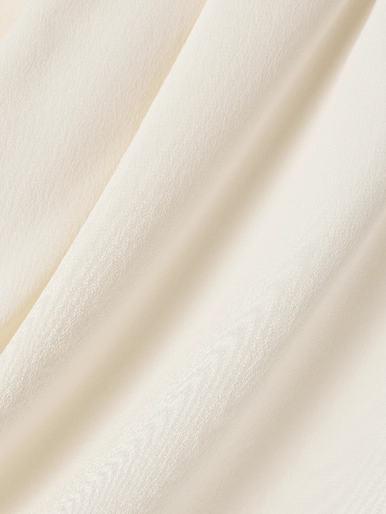 Altuzarra Sleary Draped Crepe Top In Ivory