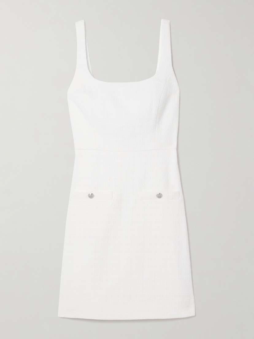 Veronica Beard Sabra Cotton-blend Tweed Mini Dress