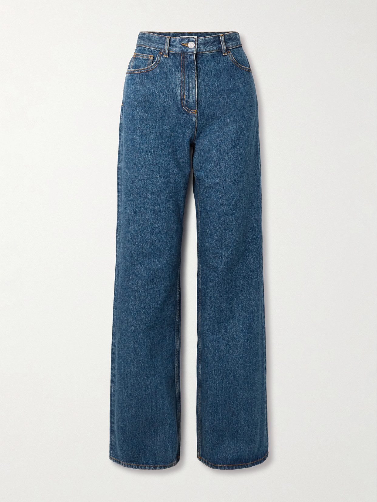 Bally High-rise Wide-leg Jeans In Blue
