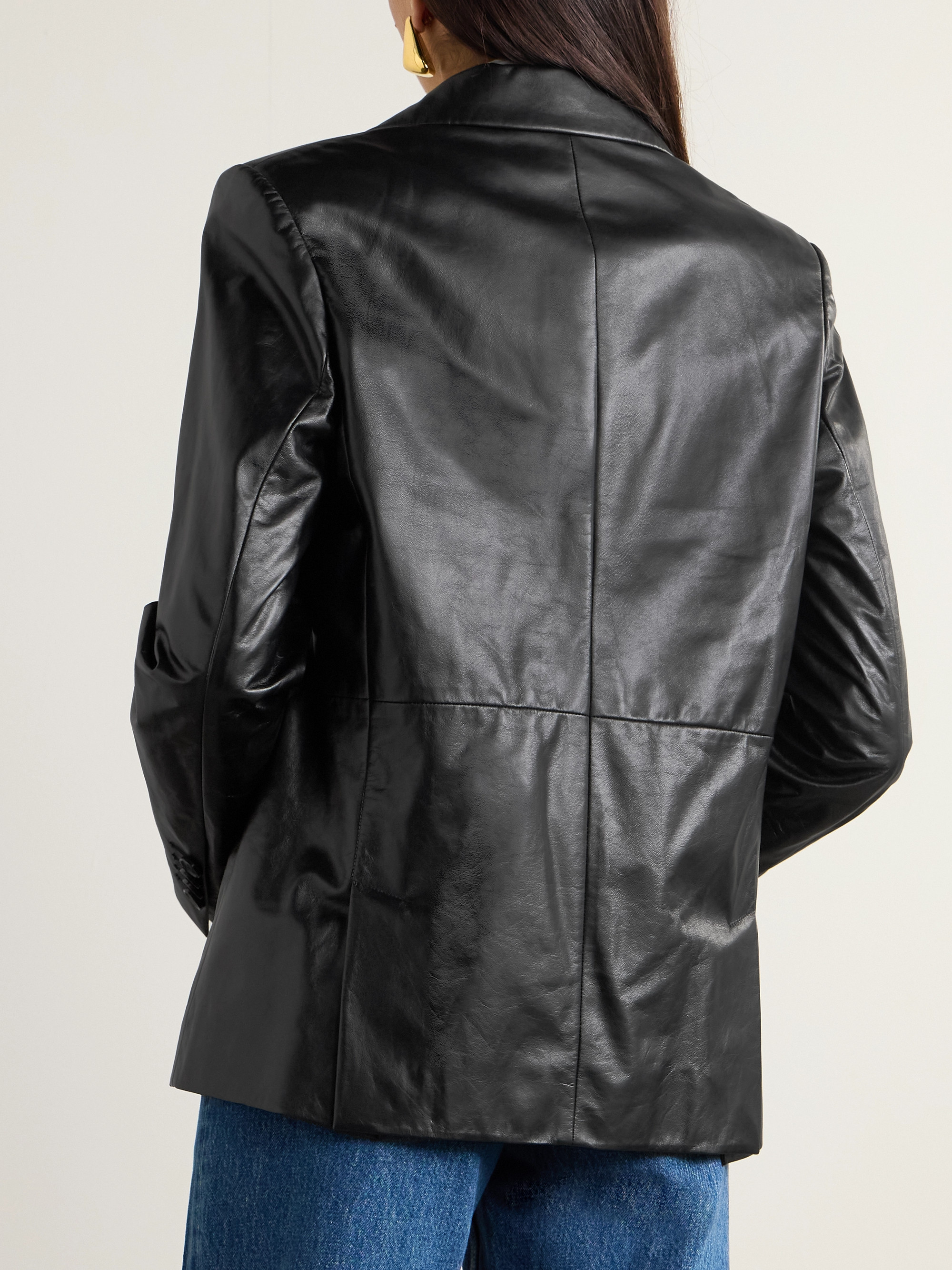 BALLY Leather blazer thumbnail