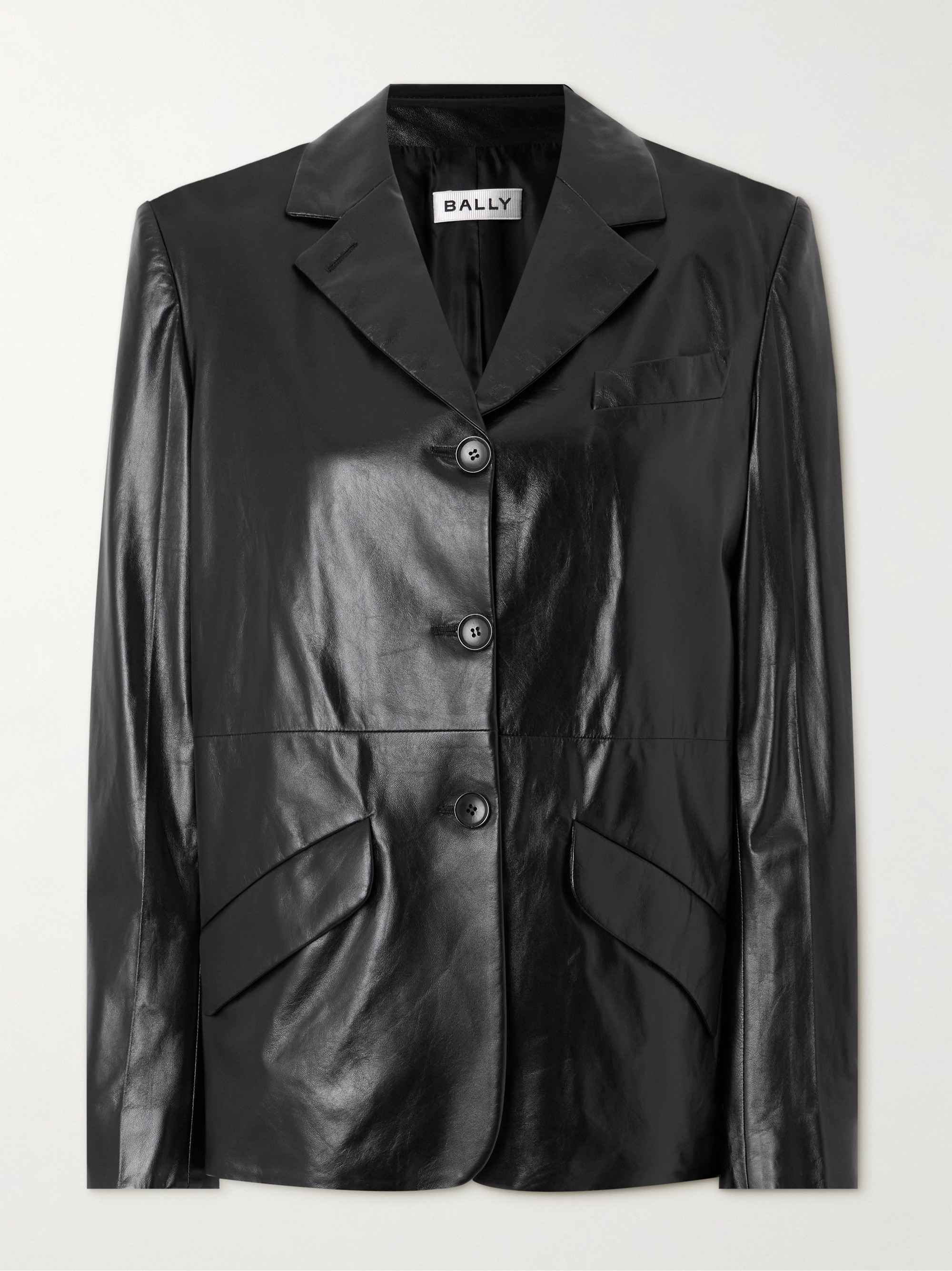 BALLY Leather blazer thumbnail