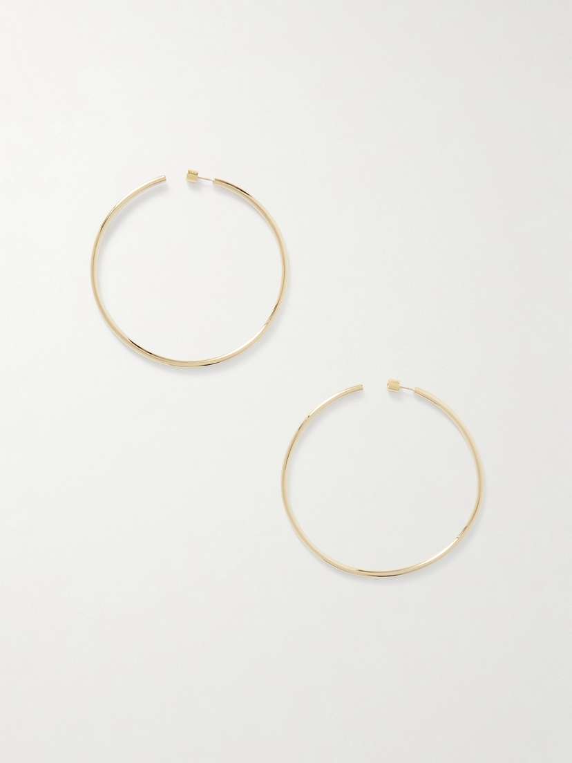 Jennifer Fisher Walk Gold-tone Hoop Earrings