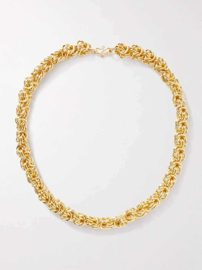 LIÉ STUDIO The Flora Gold-plated Necklace