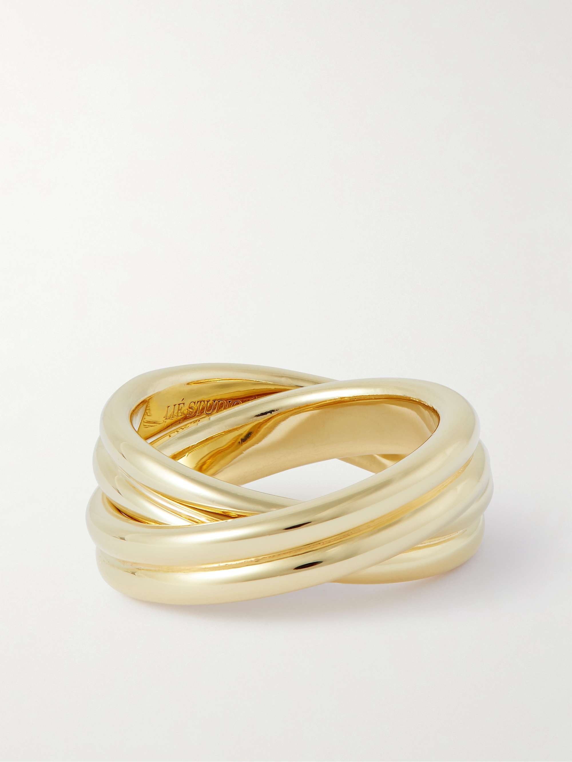 LIÉ STUDIO The Alice gold-plated ring | NET-A-PORTER