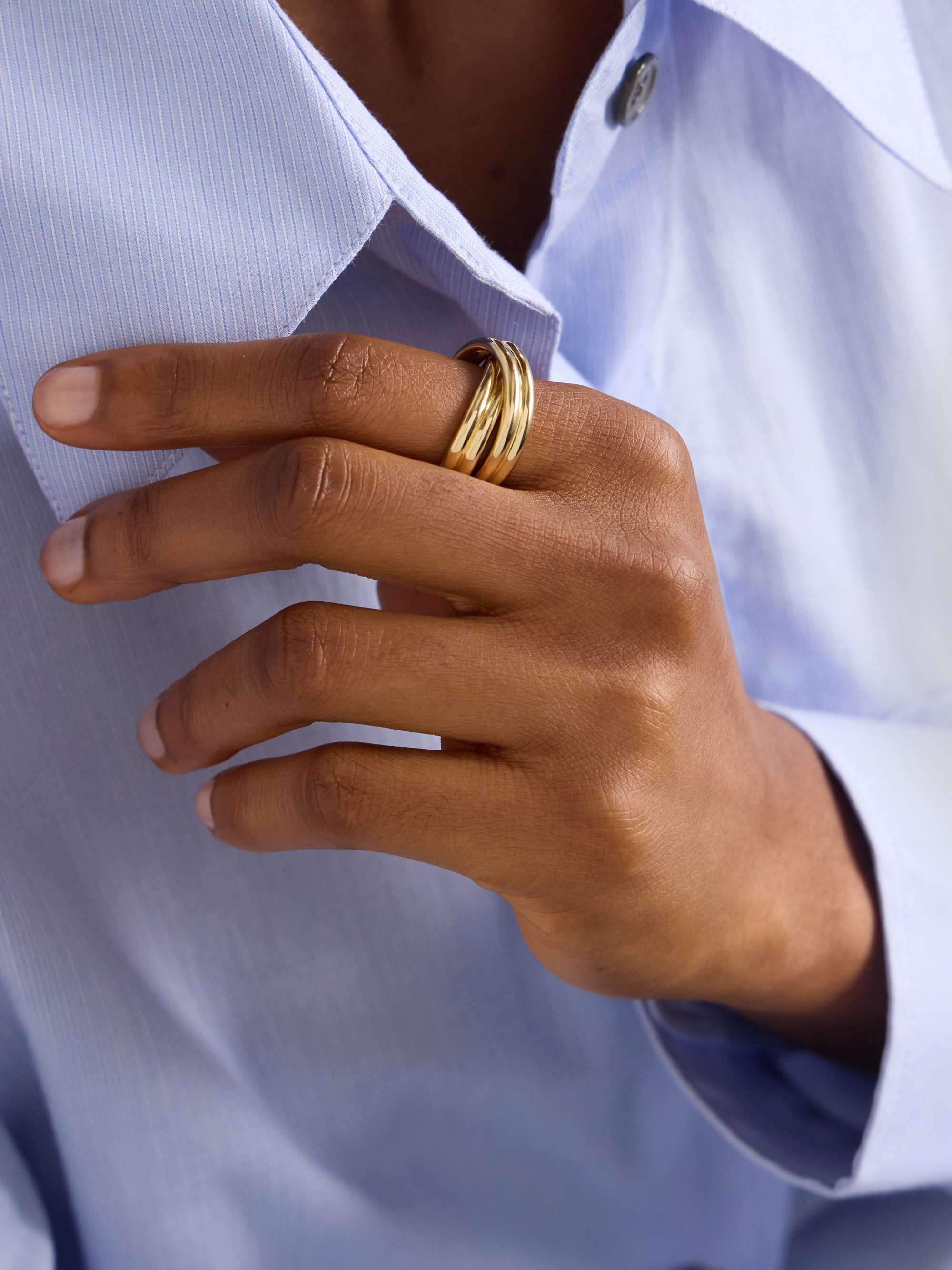 LIÉ STUDIO The Alice gold-plated ring | NET-A-PORTER