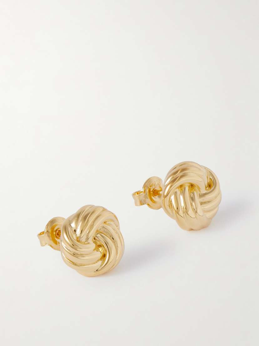 LIÉ STUDIO The Uma Gold Vermeil Earrings