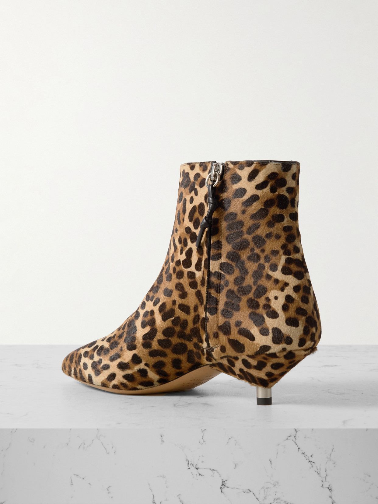 Isabel Marant Eana Leopard-print Calf Hair Ankle Boots In Animal Print