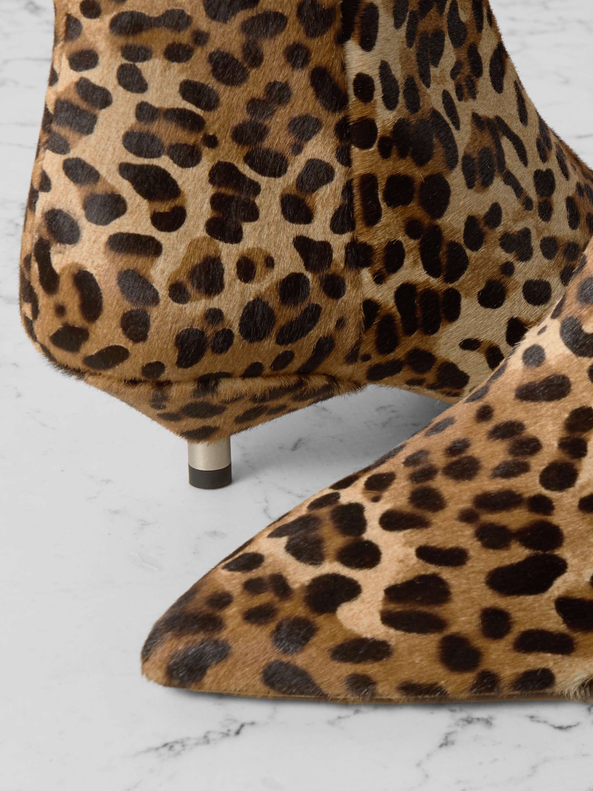 ISABEL MARANT Eana leopard-print calf hair ankle boots | NET
