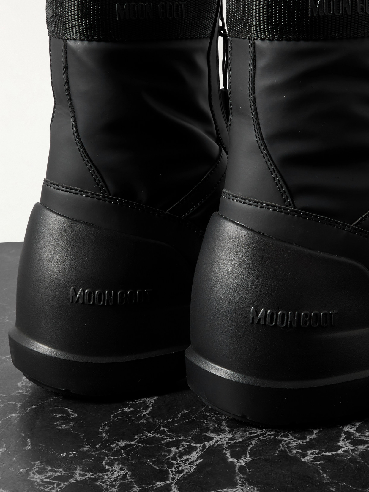 Moon Boot Luna Shell Snow Boots In Black