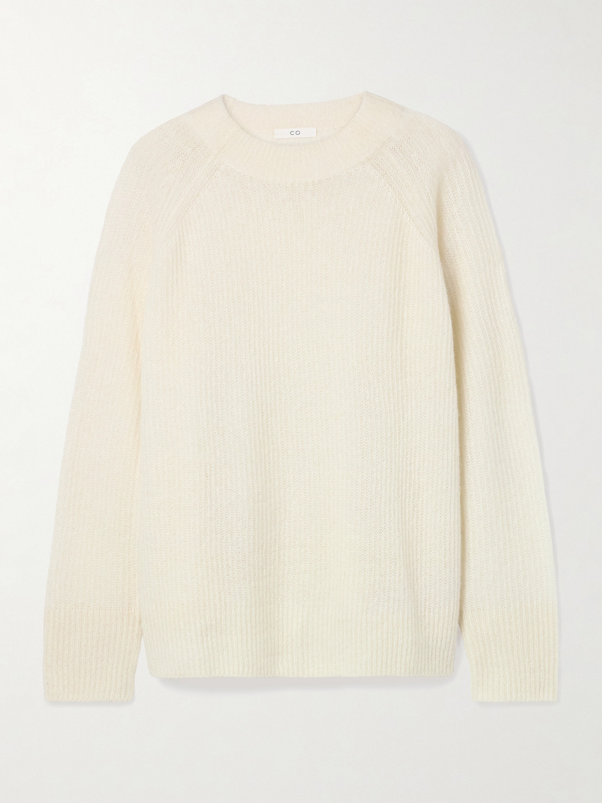 Co - Ribbed Cashmere And Silk-blend Sweater - Ivory