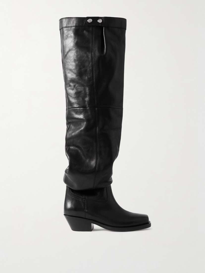 Isabel Marant Amati Leather Over-the-knee Boots