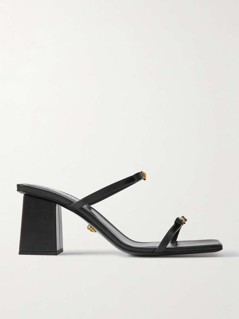 Versace Bow-embellished Leather Sandals