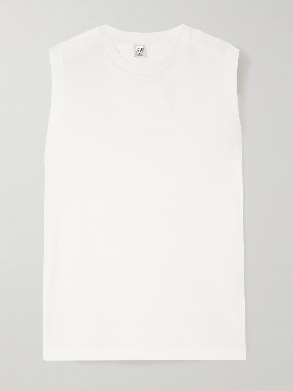 Totême Organic Cotton-jersey T-shirt In Off-white